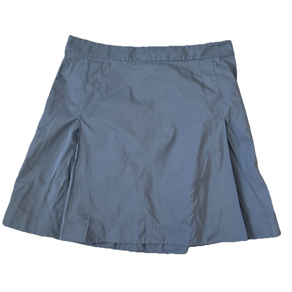 COS Shell Panel A Line Mini Skirt Womens Small Blue Utility Lightweight Travel